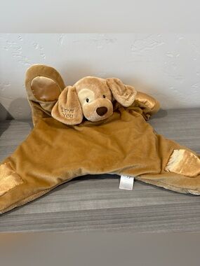 Gund Spunky Comfy Cozy “Love You Grandma & Grandpa” Lovey Toy Brown 21”